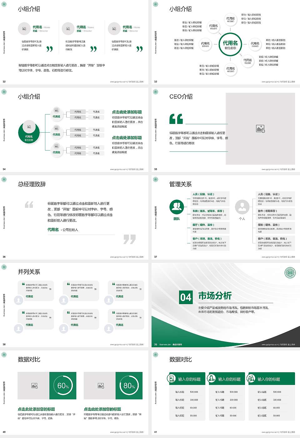 锡林郭勒职业学院专用全国大学生互联网+创新创业大赛计划书/路演/网评PPT模板16:9格式幻灯片预览图5