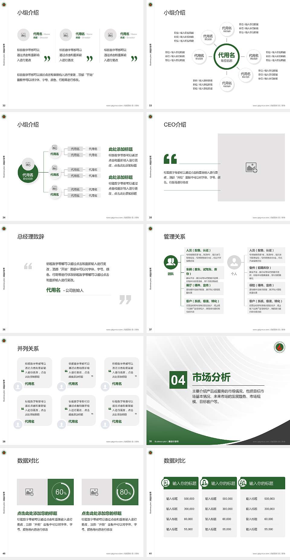 内蒙古化工职业学院专用全国大学生互联网+创新创业大赛计划书/路演/网评PPT模板4:3格式幻灯片预览图5