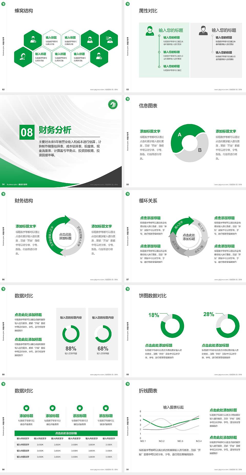 内蒙古美术职业学院专用全国大学生互联网+创新创业大赛计划书/路演/网评PPT模板4:3格式幻灯片预览图10