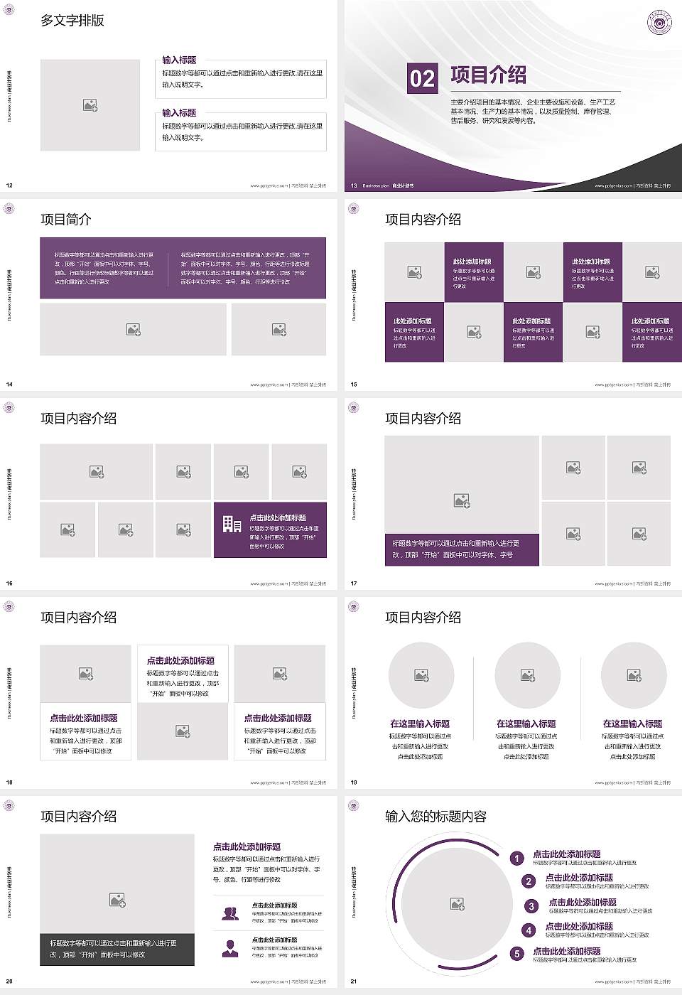 兴安职业技术学院专用全国大学生互联网+创新创业大赛计划书/路演/网评PPT模板16:9格式幻灯片预览图3