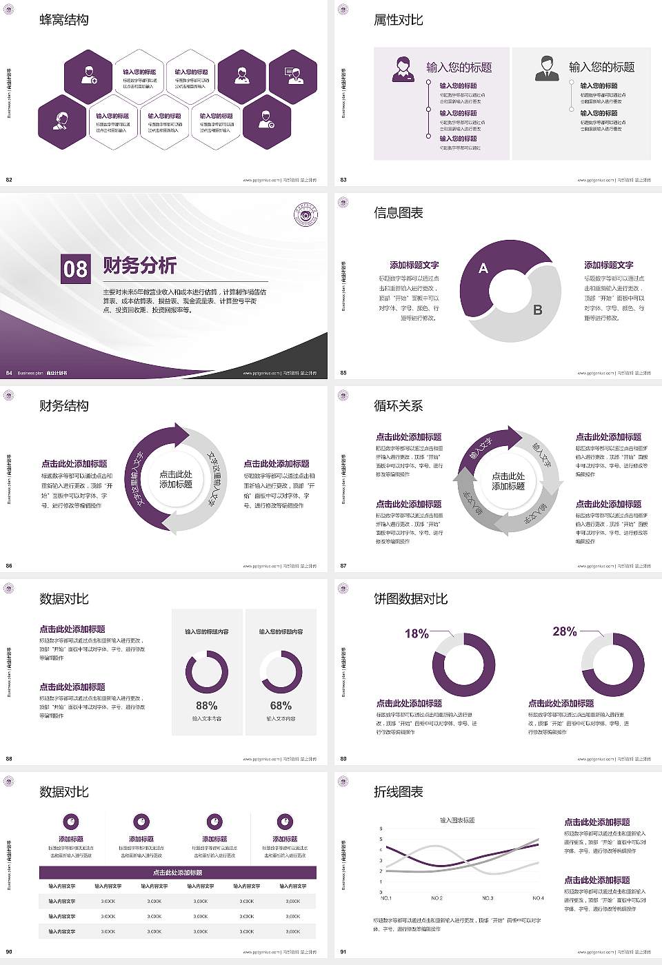 兴安职业技术学院专用全国大学生互联网+创新创业大赛计划书/路演/网评PPT模板16:9格式幻灯片预览图10