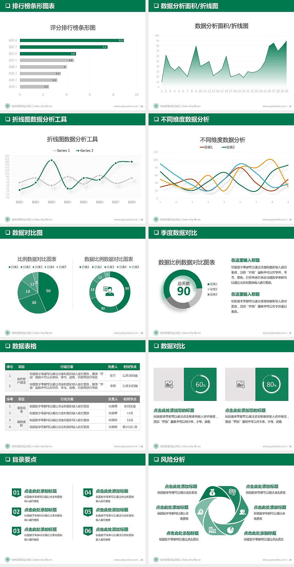 锡林郭勒职业学院PPT模板下载4:3格式幻灯片预览图4