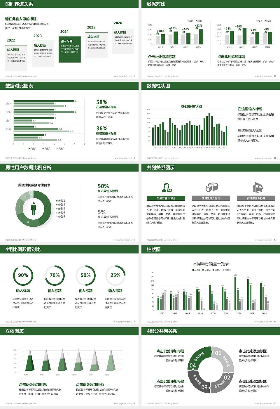 内蒙古化工职业学院硕士研究生/本科生毕业论文答辩/开题报告通用PPT模板下载16:9格式幻灯片预览图3