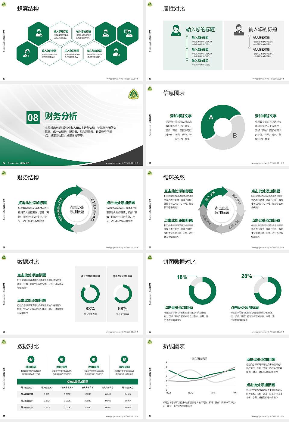 重庆邮电大学专用全国大学生互联网+创新创业大赛计划书/路演/网评PPT模板16:9格式幻灯片预览图10