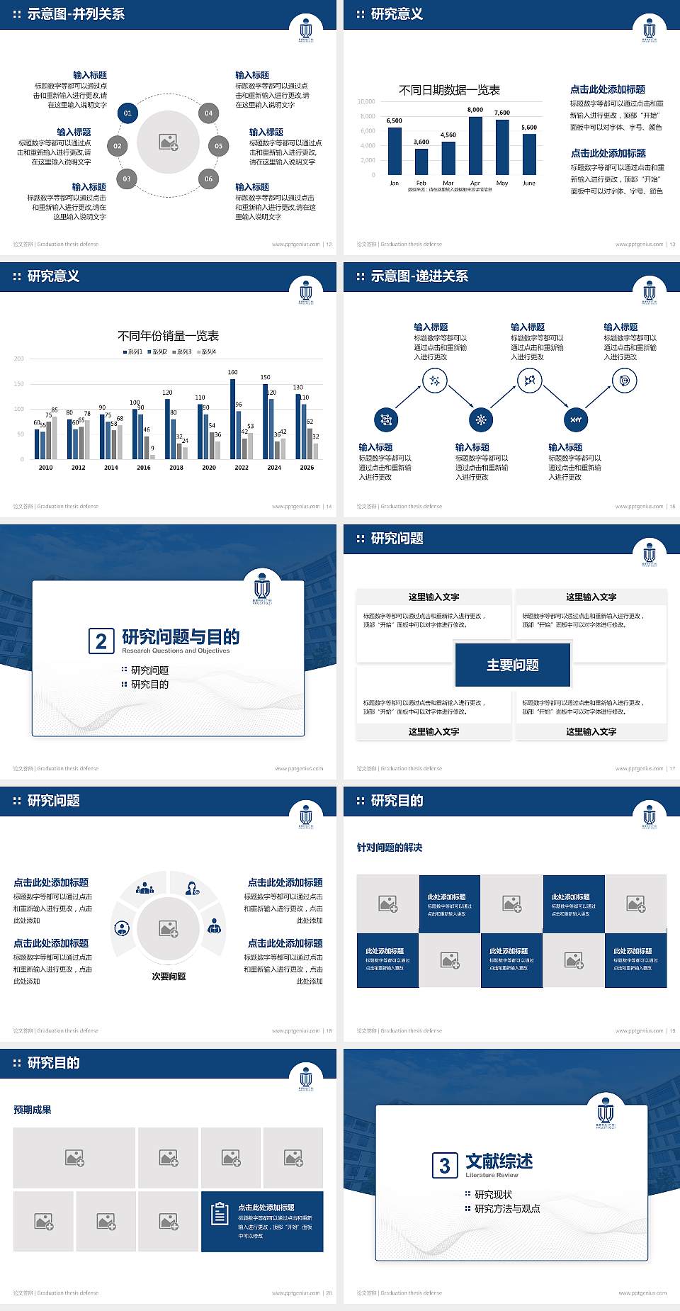 香港科技大学(广州)论文答辩标准PPT模板4:3格式幻灯片预览图3