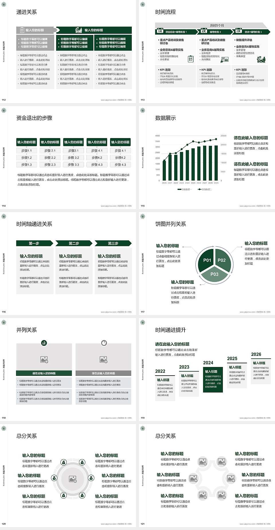 中国中医科学院专用全国大学生互联网+创新创业大赛计划书/路演/网评PPT模板4:3格式幻灯片预览图13