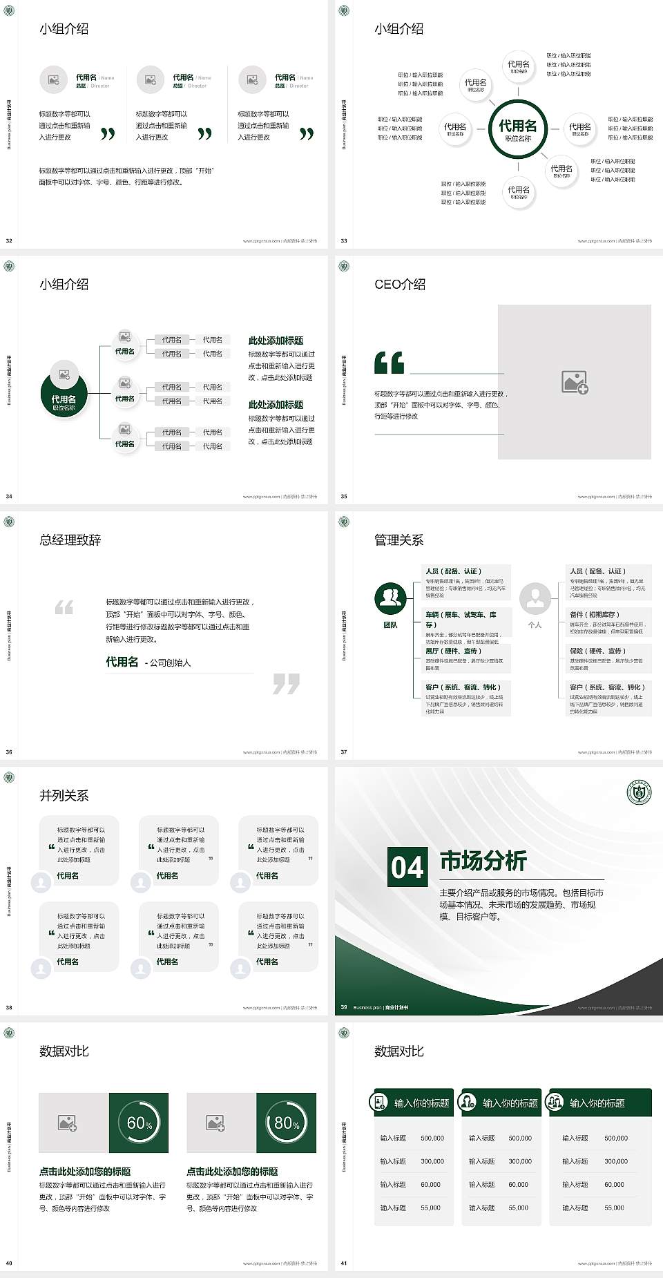 中国中医科学院专用全国大学生互联网+创新创业大赛计划书/路演/网评PPT模板4:3格式幻灯片预览图5