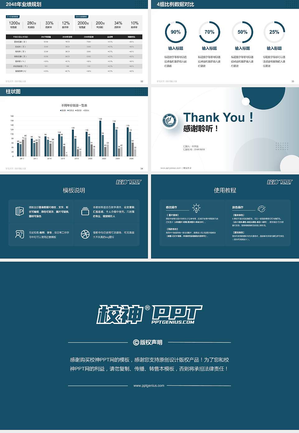 聊城大学全国大学生创新创业大赛计划书PPT模板16:9格式幻灯片预览图5