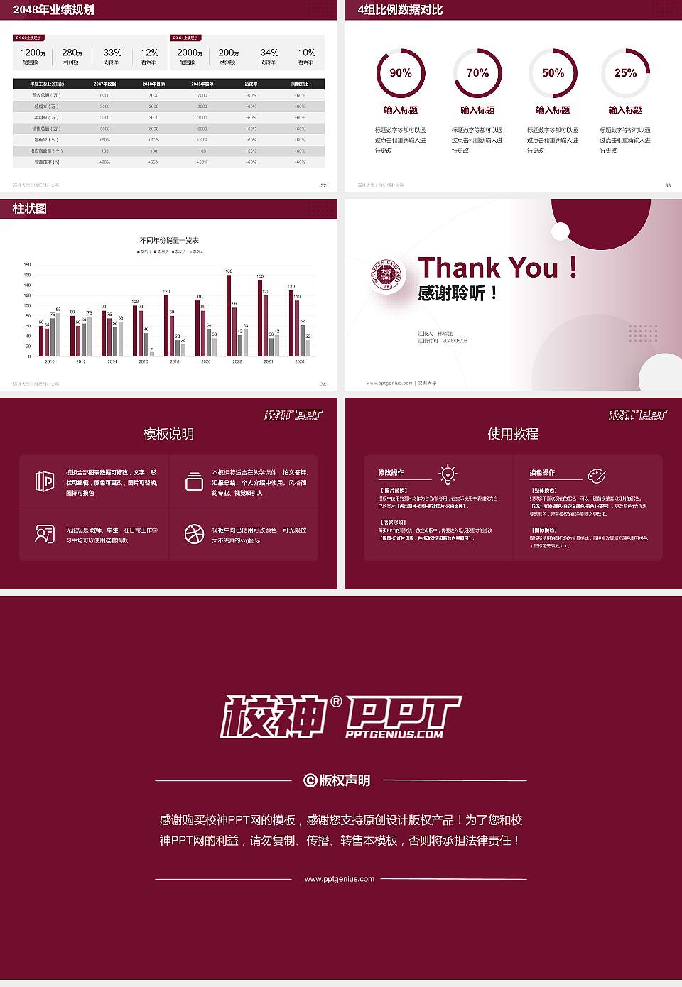 深圳大学全国大学生创新创业大赛计划书PPT模板16:9格式幻灯片预览图5