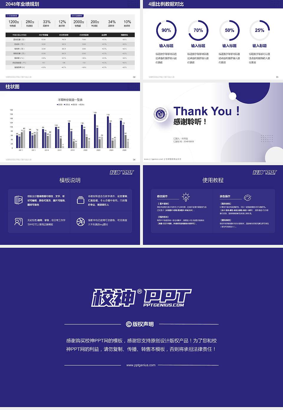 甘肃警察职业学院全国大学生创新创业大赛计划书PPT模板16:9格式幻灯片预览图5