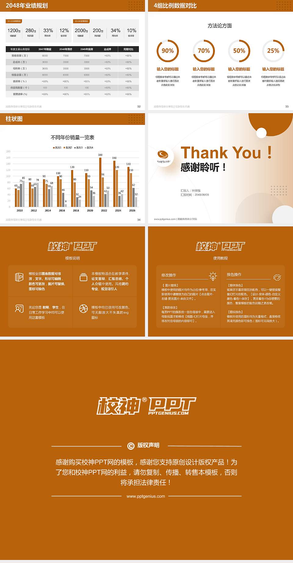 湖南体育职业学院全国大学生创新创业大赛计划书PPT模板4:3格式幻灯片预览图5