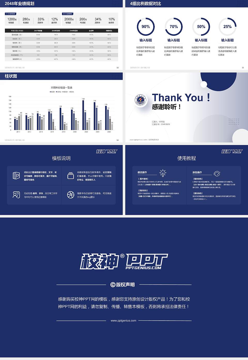 江苏海洋大学全国大学生创新创业大赛计划书PPT模板16:9格式幻灯片预览图5