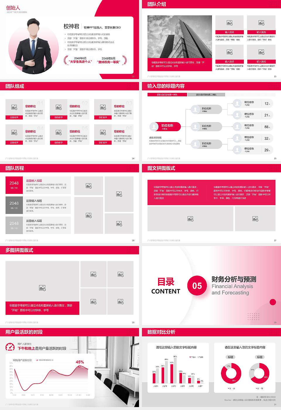 广州涉外经济职业技术学院全国大学生创新创业大赛计划书PPT模板16:9格式幻灯片预览图4