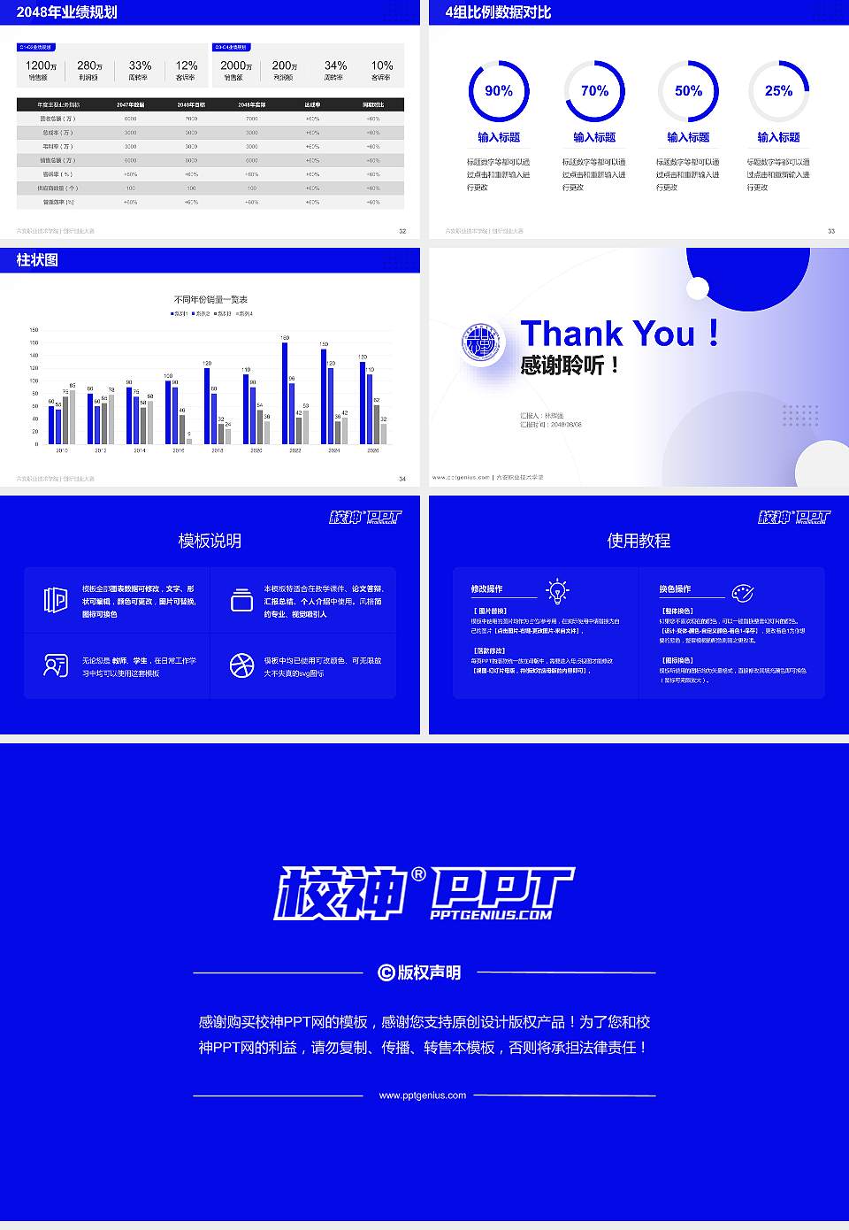 六安职业技术学院全国大学生创新创业大赛计划书PPT模板16:9格式幻灯片预览图5