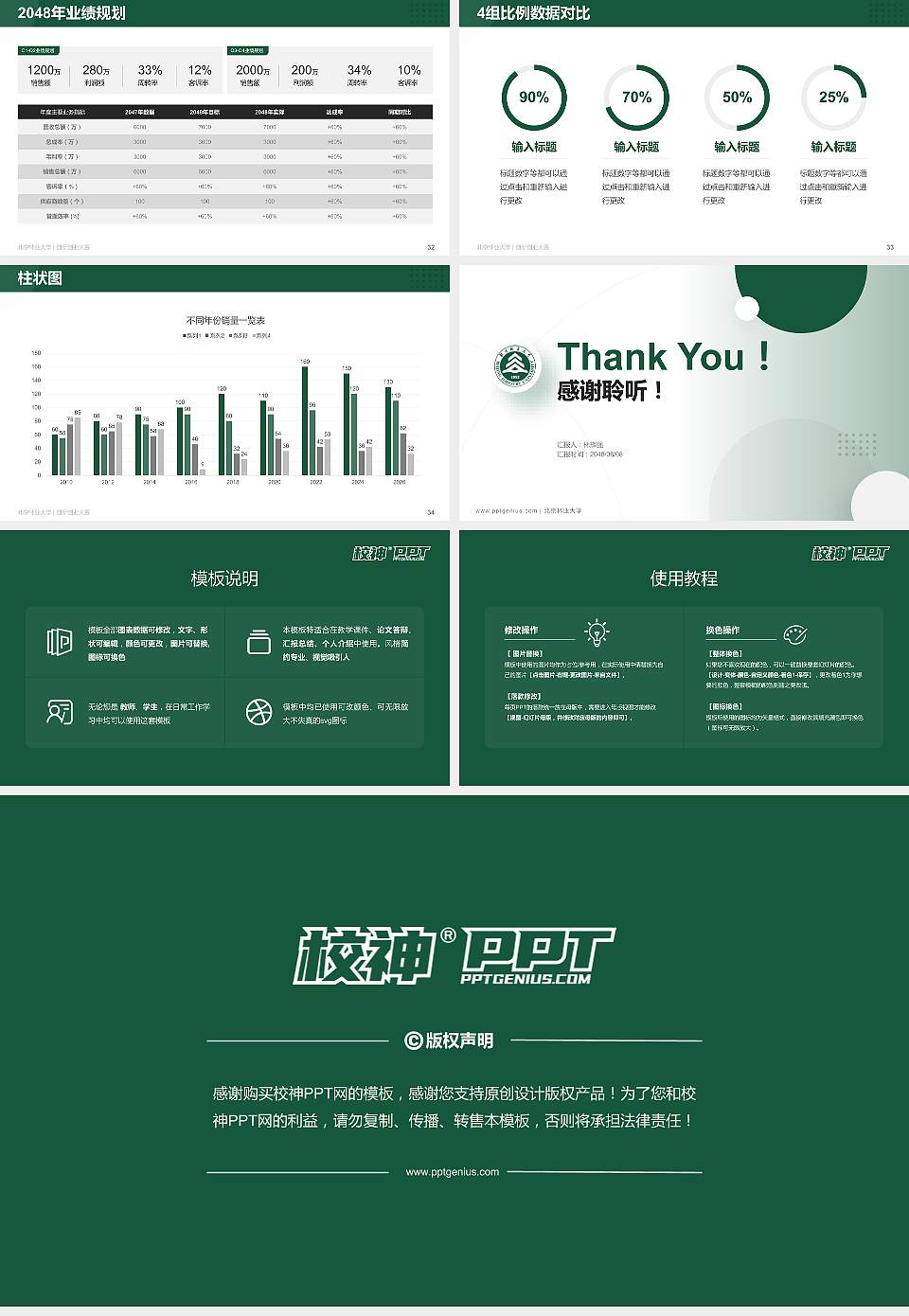北京林业大学全国大学生创新创业大赛计划书PPT模板16:9格式幻灯片预览图5