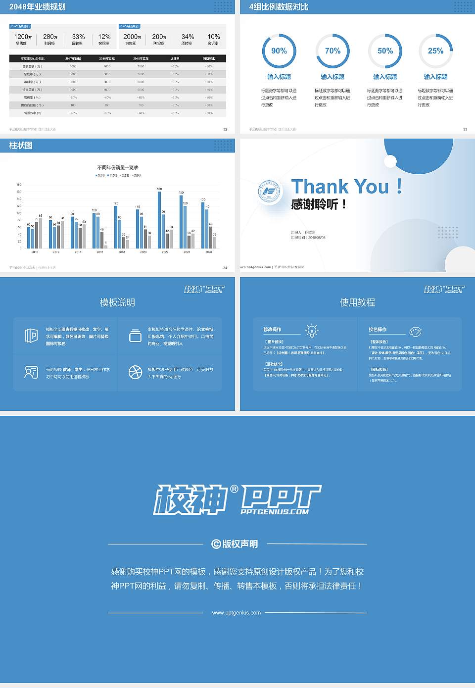 平顶山职业技术学院全国大学生创新创业大赛计划书PPT模板16:9格式幻灯片预览图5