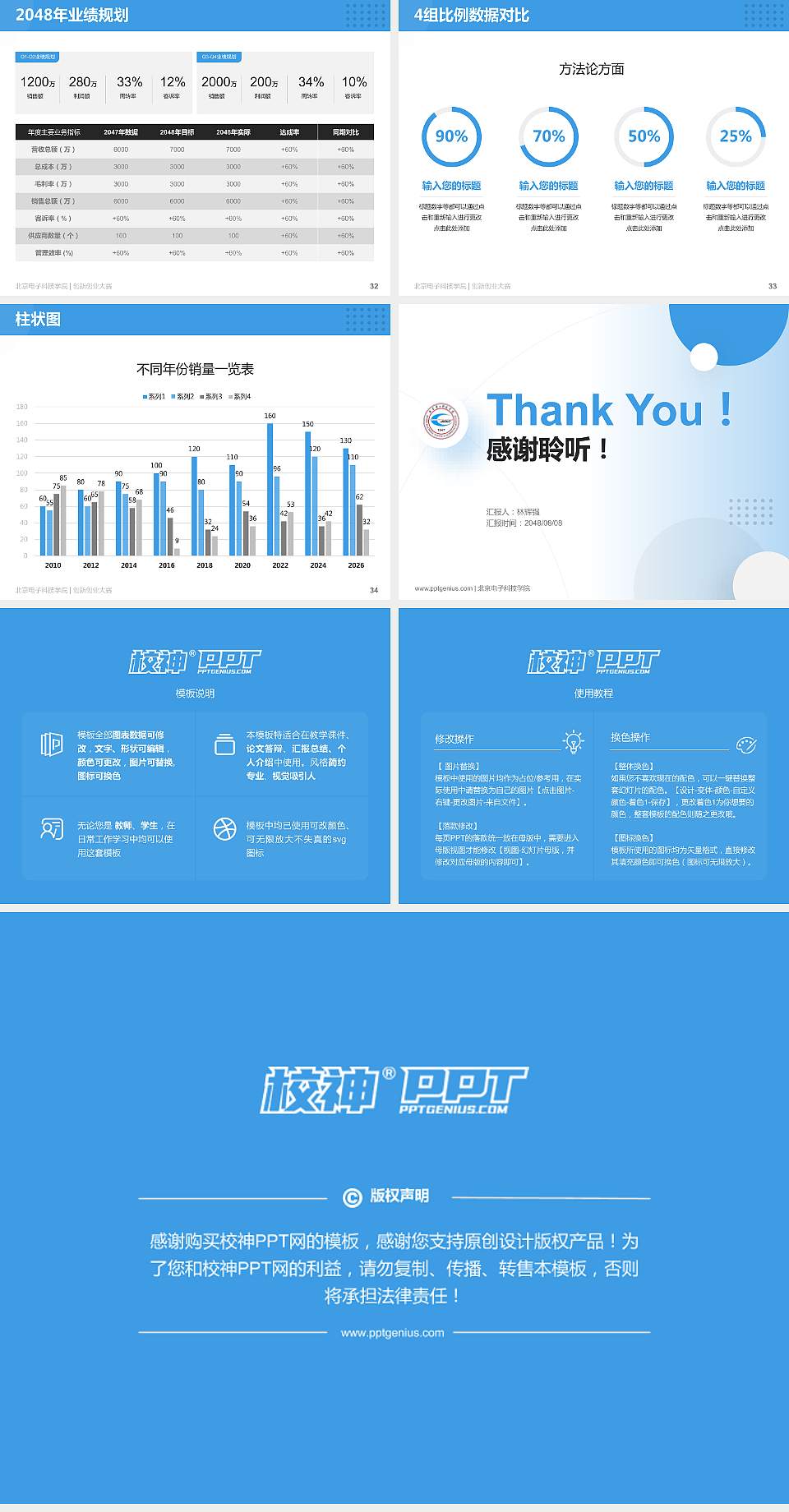北京电子科技学院全国大学生创新创业大赛计划书PPT模板4:3格式幻灯片预览图5