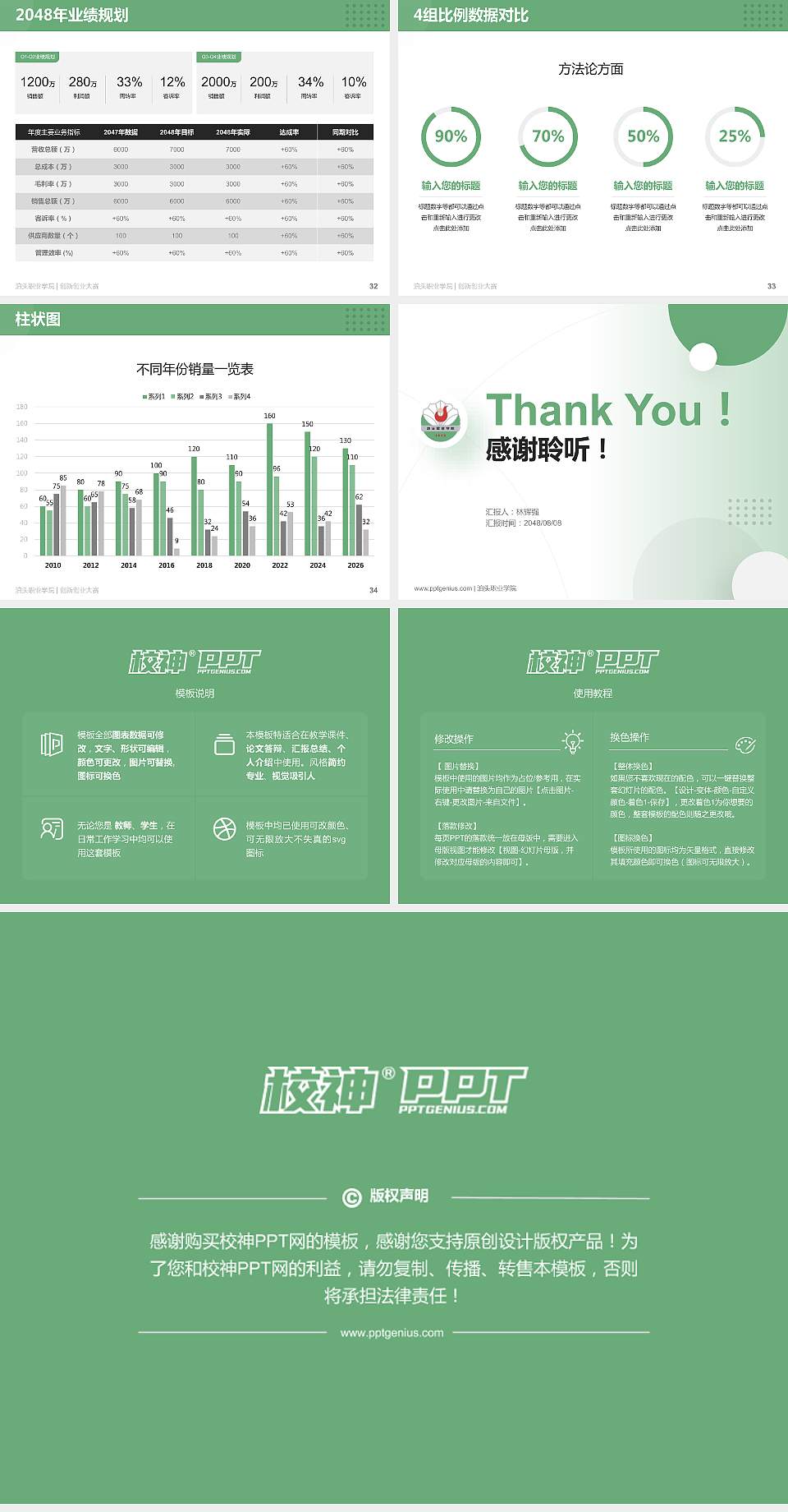 泊头职业学院全国大学生创新创业大赛计划书PPT模板4:3格式幻灯片预览图5