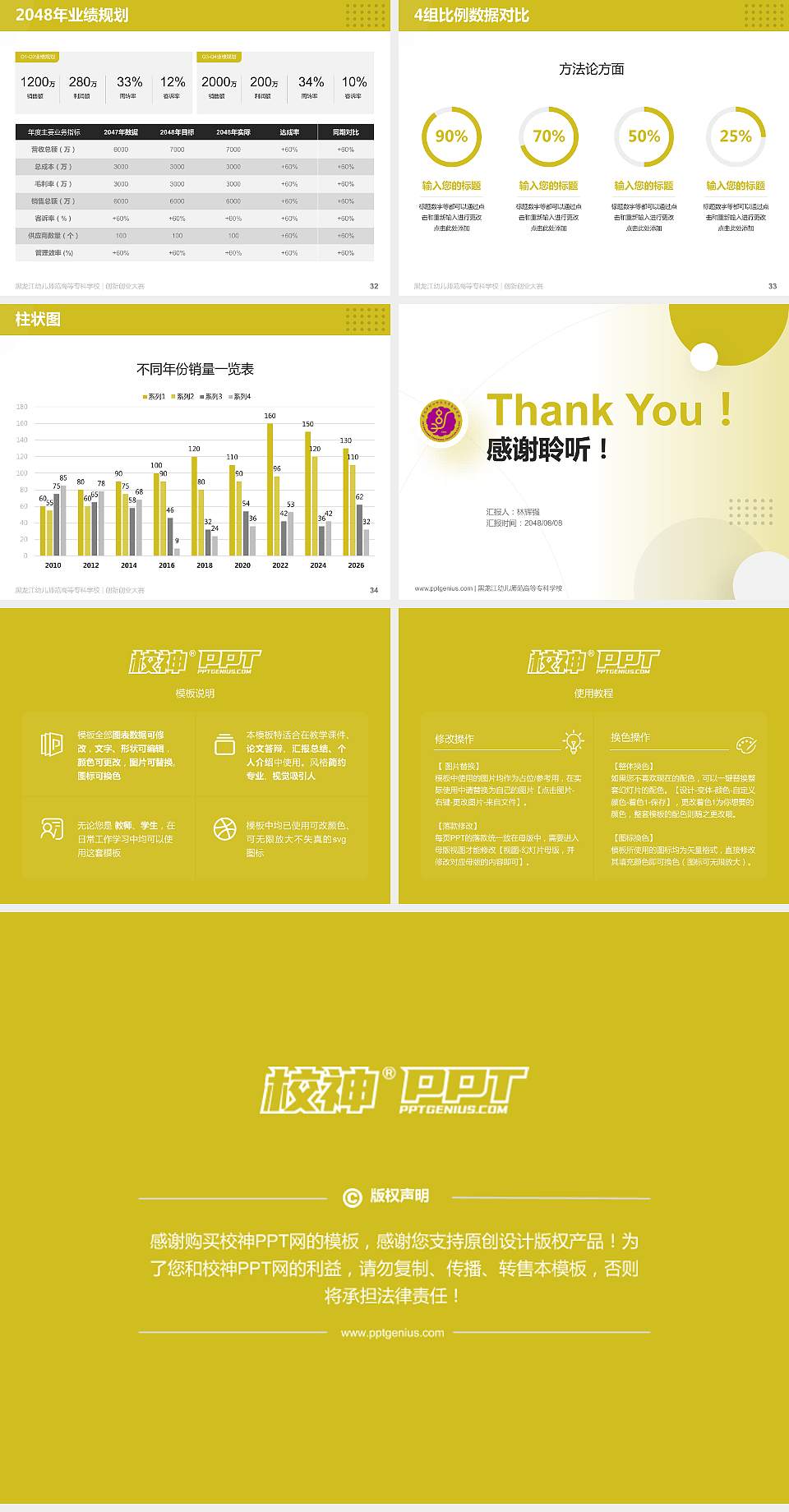 黑龙江幼儿师范高等专科学校全国大学生创新创业大赛计划书PPT模板4:3格式幻灯片预览图5