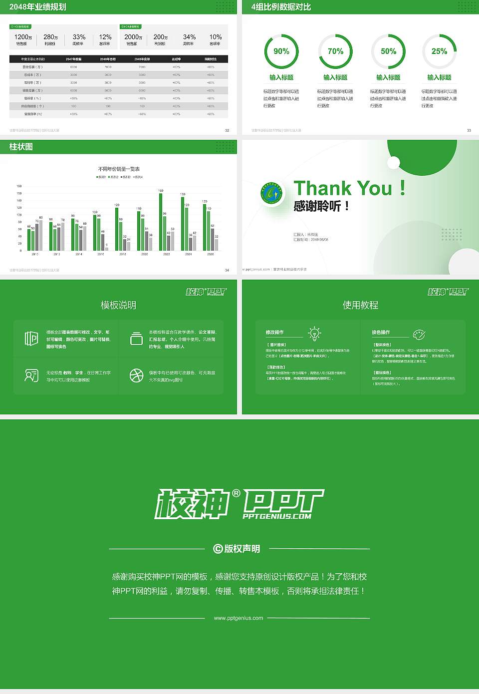 甘肃林业职业技术学院全国大学生创新创业大赛计划书PPT模板16:9格式幻灯片预览图5