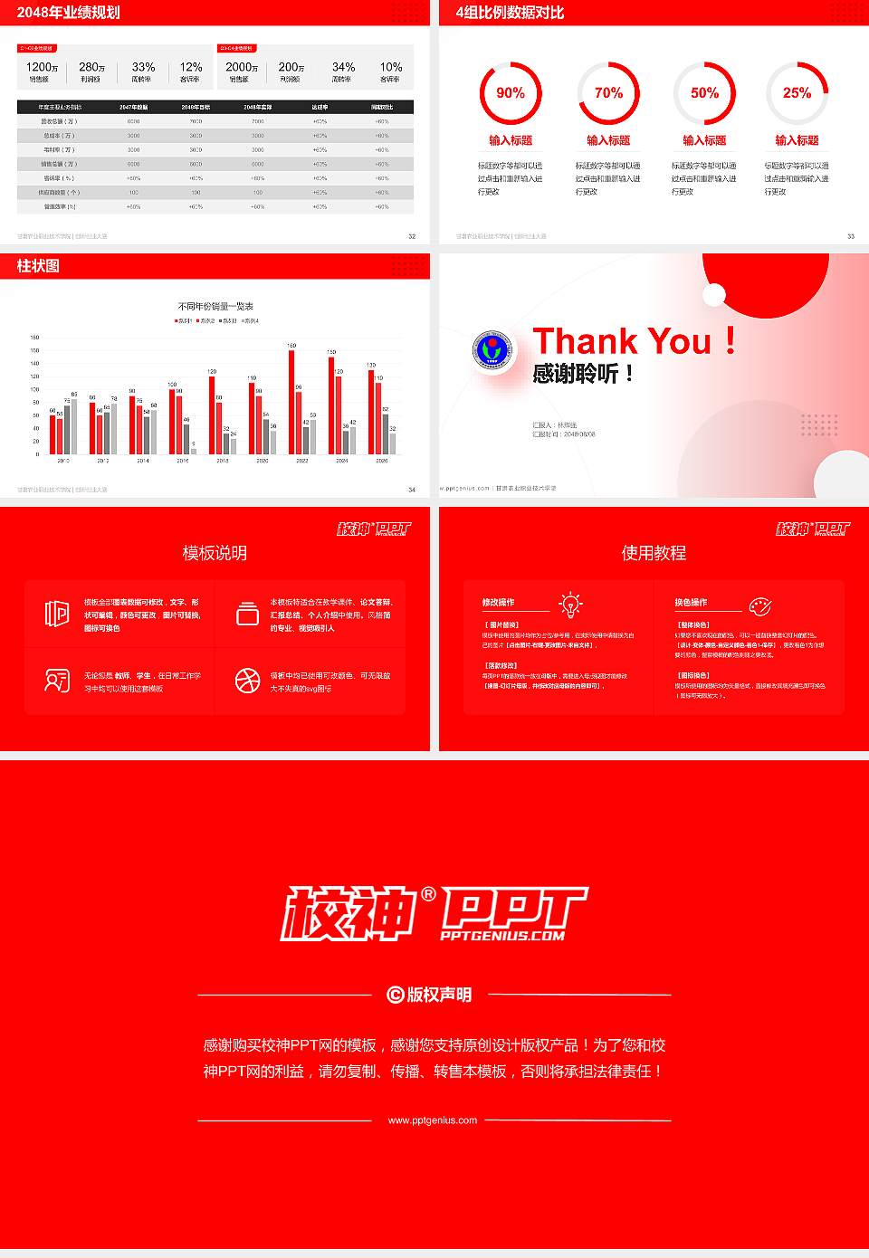 甘肃农业职业技术学院全国大学生创新创业大赛计划书PPT模板16:9格式幻灯片预览图5