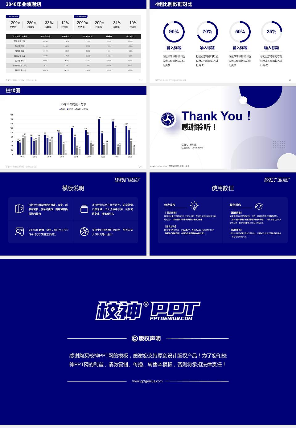 襄阳汽车职业技术学院全国大学生创新创业大赛计划书PPT模板16:9格式幻灯片预览图5