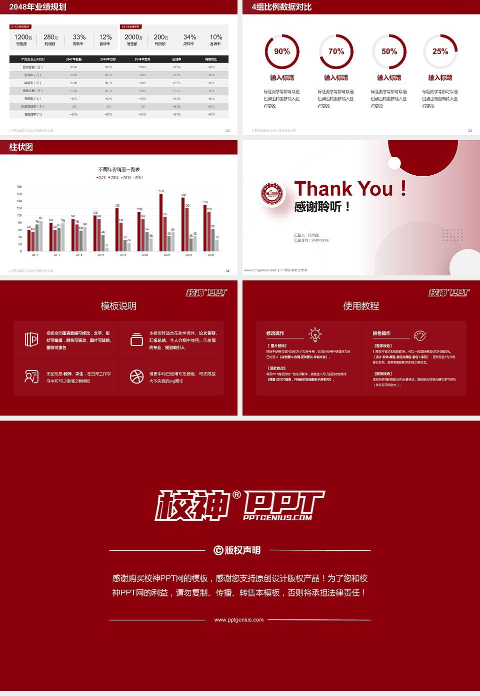 广西城市职业大学全国大学生创新创业大赛计划书PPT模板16:9格式幻灯片预览图5