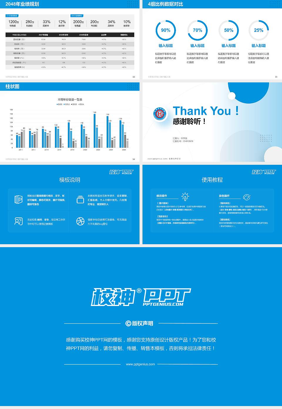 长春光华学院全国大学生创新创业大赛计划书PPT模板16:9格式幻灯片预览图5