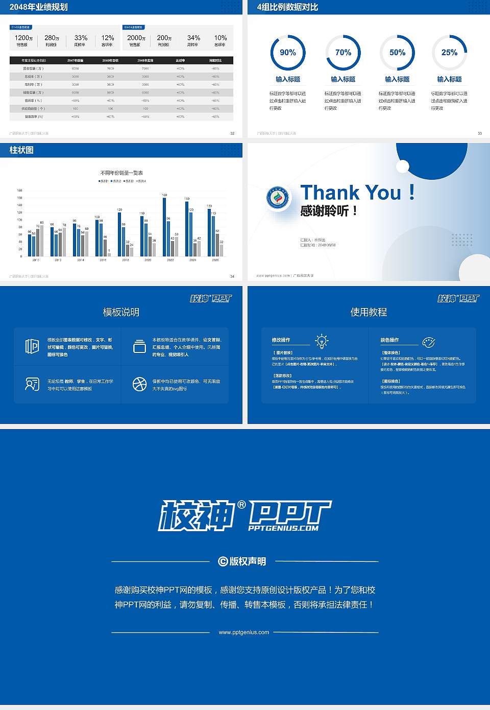 广西民族大学全国大学生创新创业大赛计划书PPT模板16:9格式幻灯片预览图5