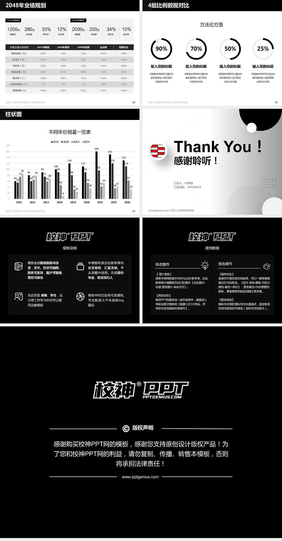 河北工艺美术职业学院全国大学生创新创业大赛计划书PPT模板4:3格式幻灯片预览图5