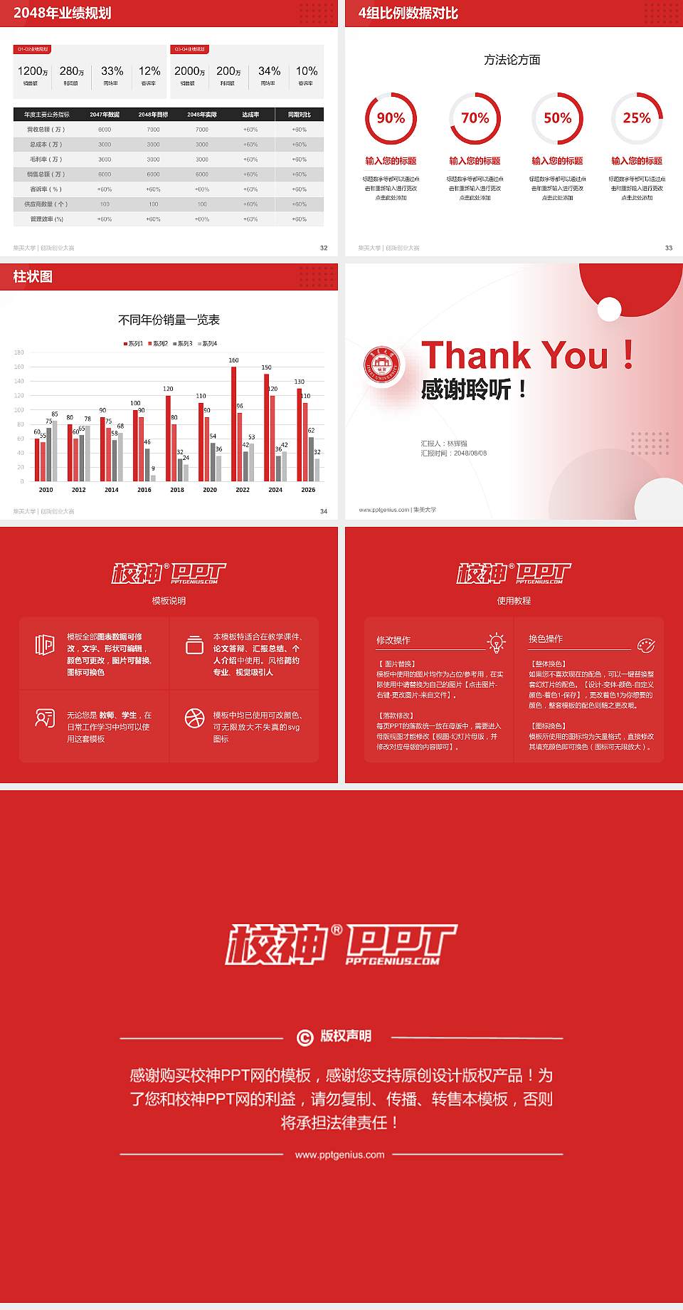 集美大学全国大学生创新创业大赛计划书PPT模板4:3格式幻灯片预览图5