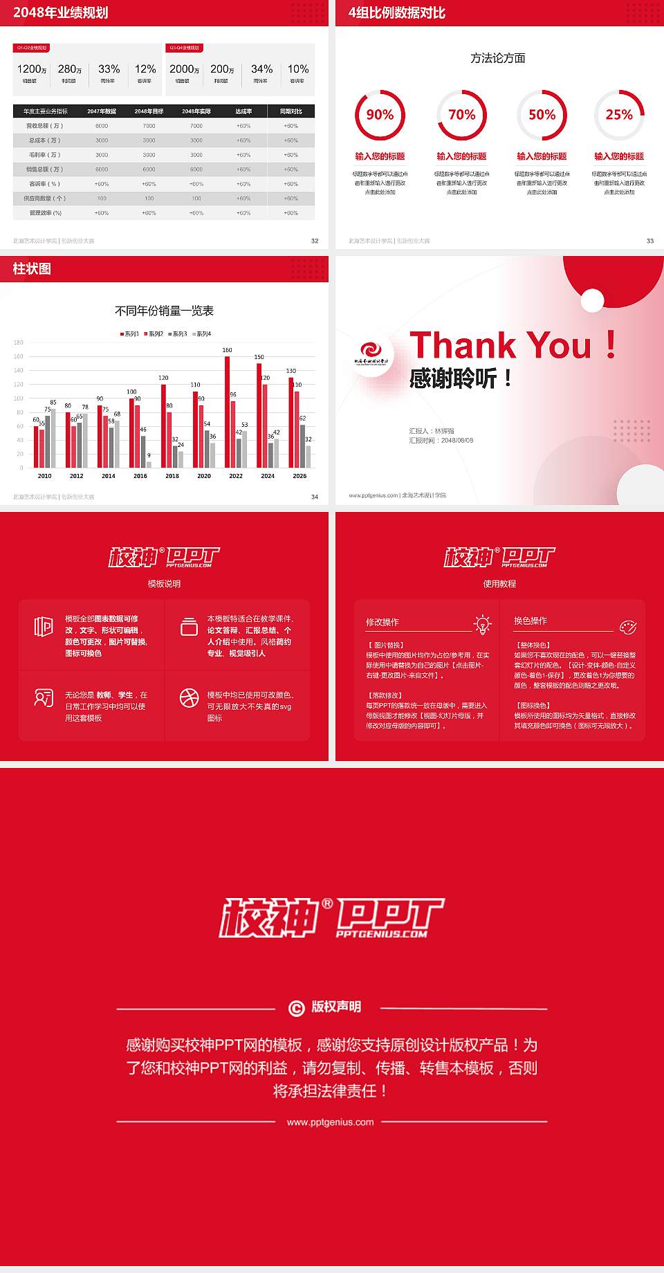 北海艺术设计学院全国大学生创新创业大赛计划书PPT模板4:3格式幻灯片预览图5