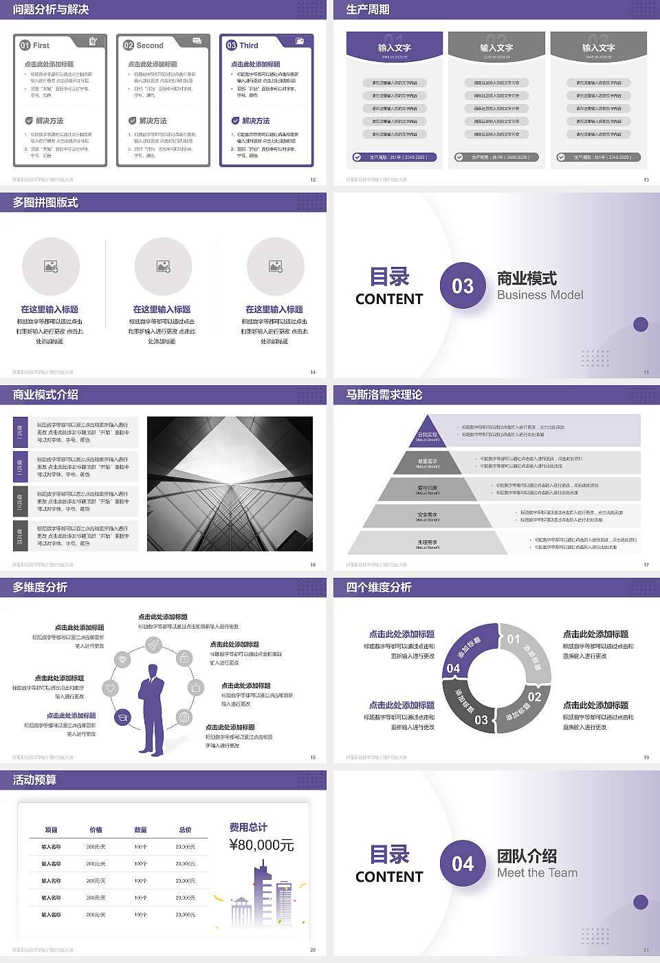 揭阳职业技术学院全国大学生创新创业大赛计划书PPT模板16:9格式幻灯片预览图3