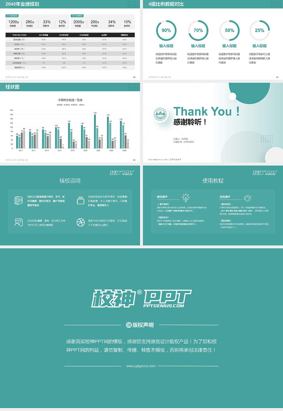 吉林农业大学全国大学生创新创业大赛计划书PPT模板16:9格式幻灯片预览图5