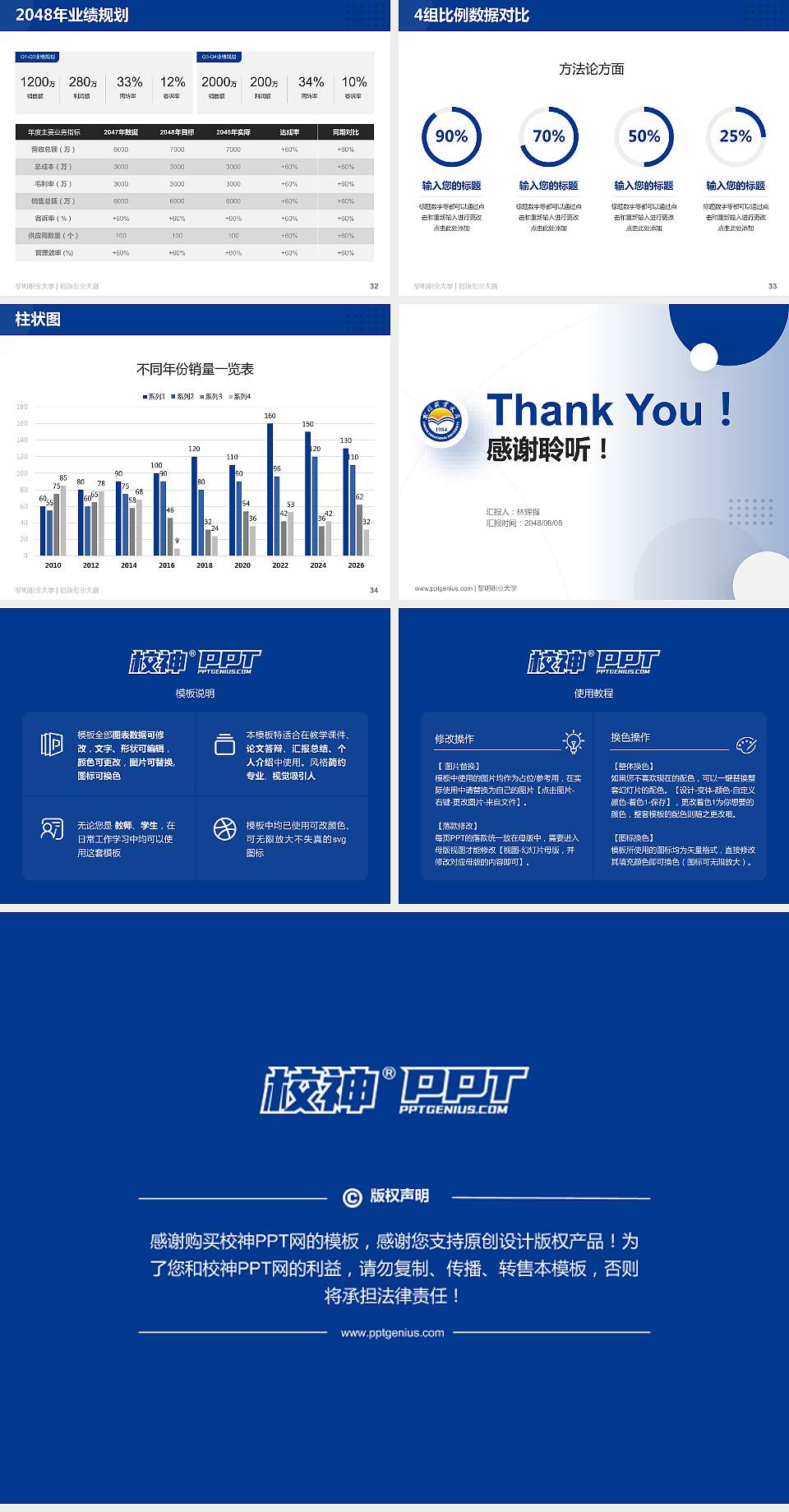黎明职业大学全国大学生创新创业大赛计划书PPT模板4:3格式幻灯片预览图5