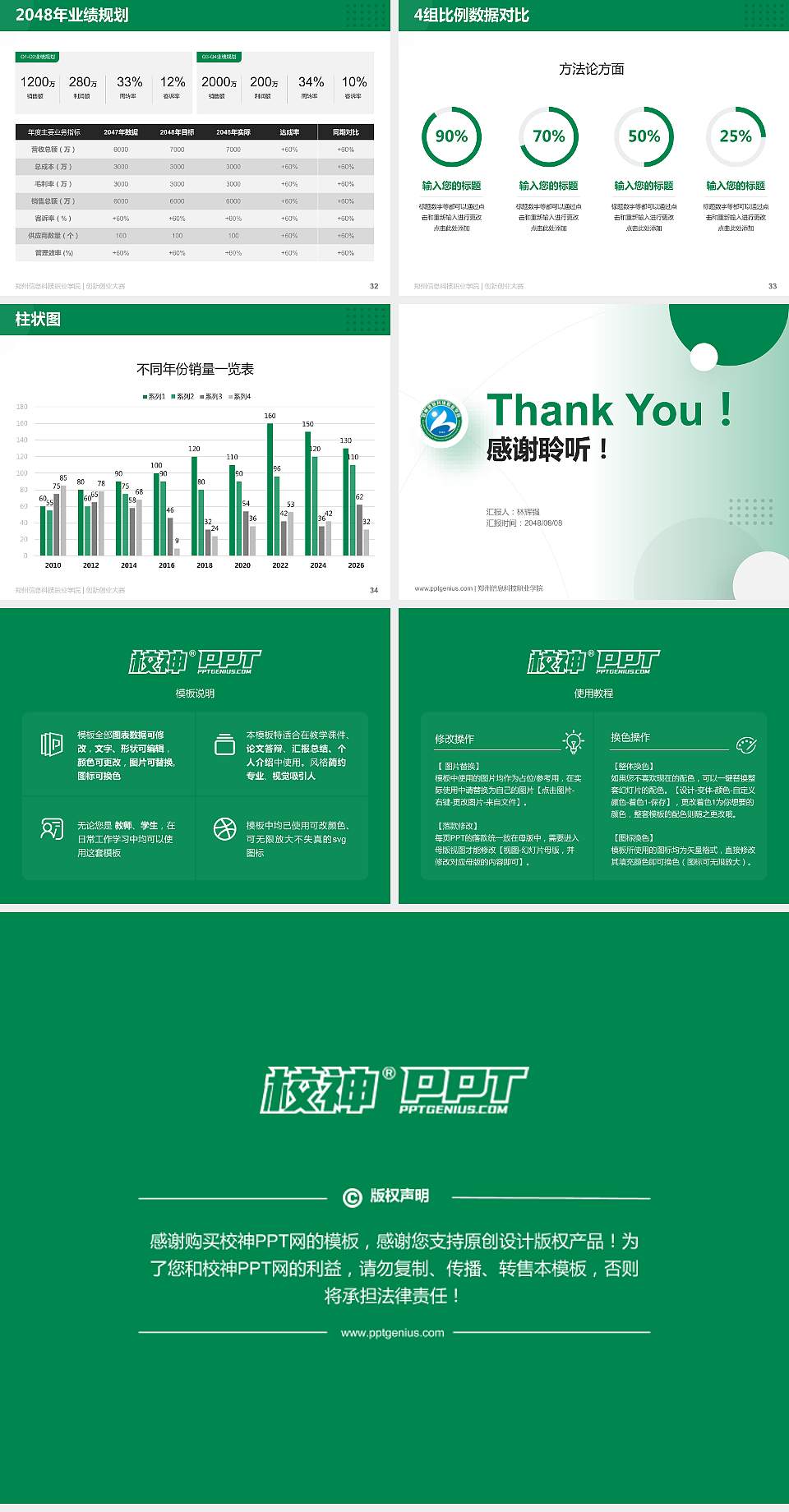 郑州信息科技职业学院全国大学生创新创业大赛计划书PPT模板4:3格式幻灯片预览图5