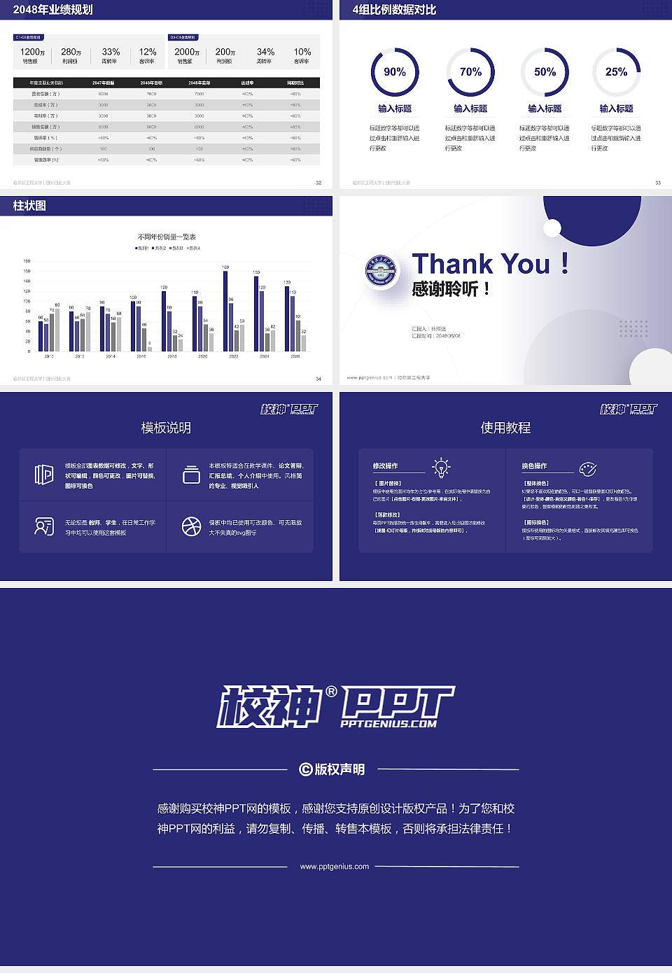 哈尔滨工程大学全国大学生创新创业大赛计划书PPT模板16:9格式幻灯片预览图5