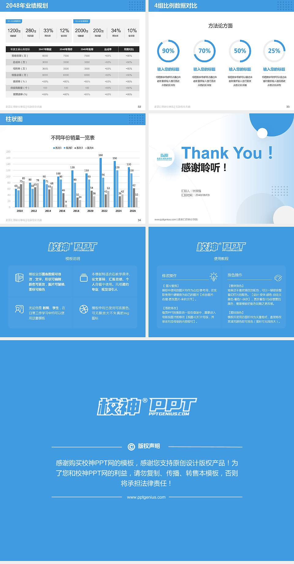 北京汇佳职业学院全国大学生创新创业大赛计划书PPT模板4:3格式幻灯片预览图5