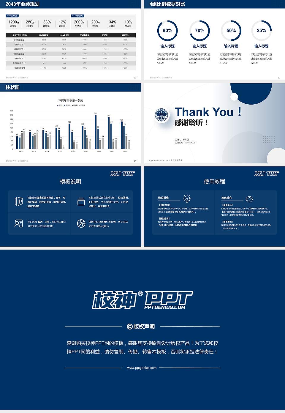 上海海事大学全国大学生创新创业大赛计划书PPT模板16:9格式幻灯片预览图5