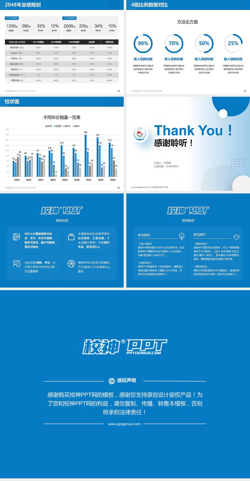 天津海运职业学院全国大学生创新创业大赛计划书PPT模板4:3格式幻灯片预览图5