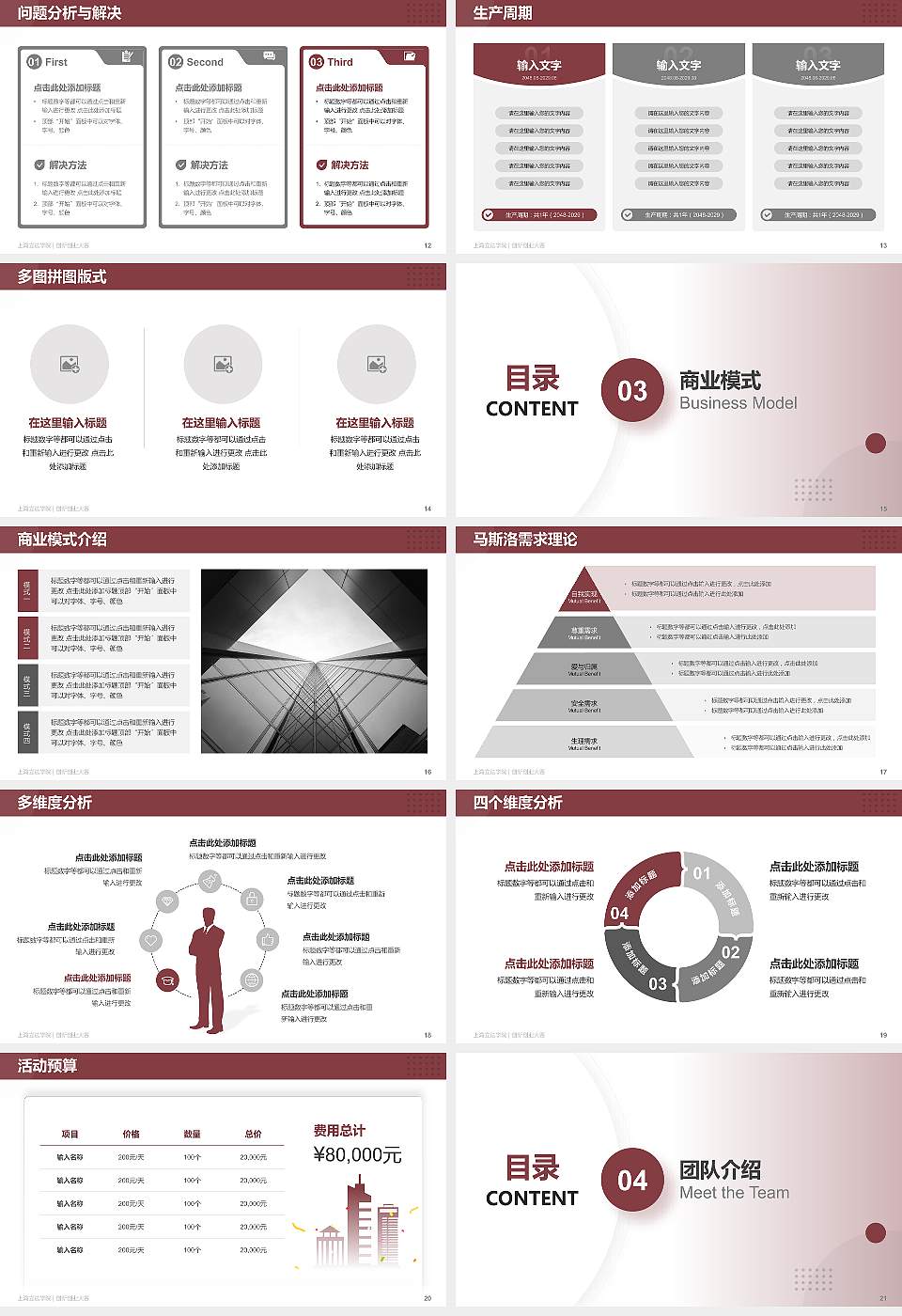 上海立达学院全国大学生创新创业大赛计划书PPT模板16:9格式幻灯片预览图3