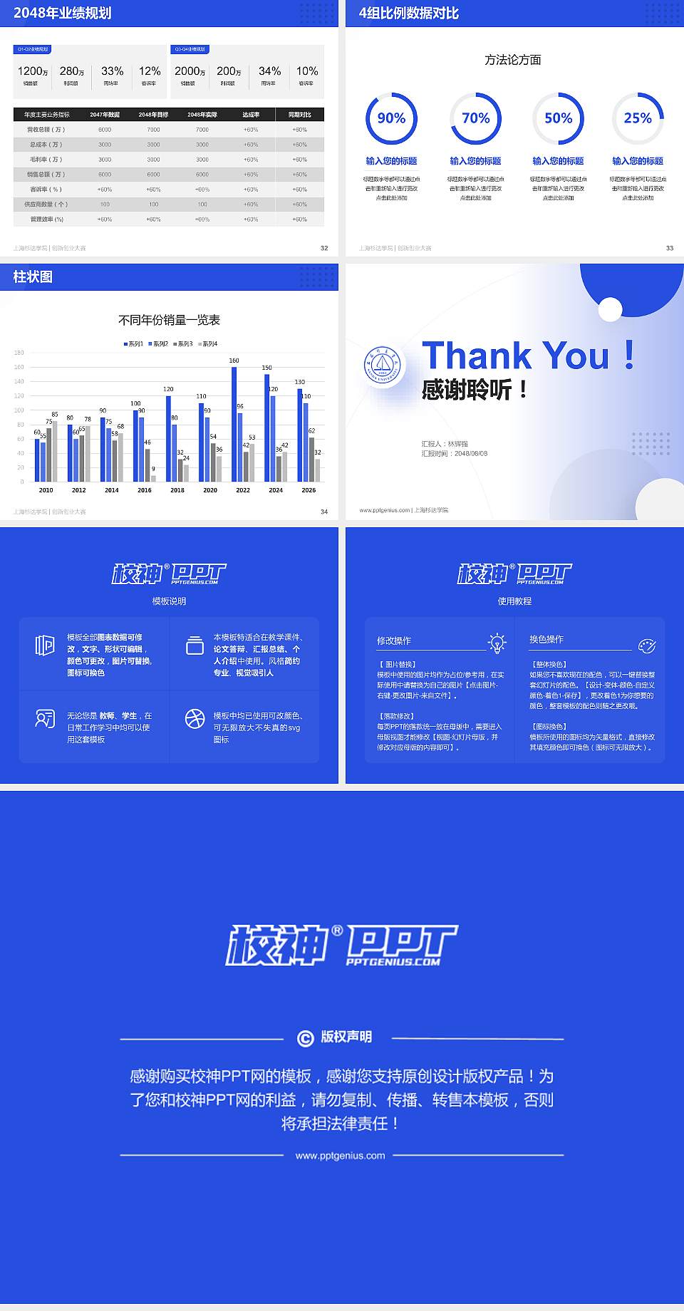 上海杉达学院全国大学生创新创业大赛计划书PPT模板4:3格式幻灯片预览图5