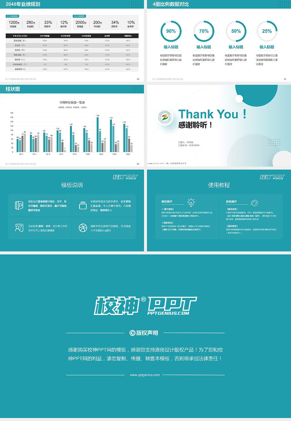 四川卫生康复职业学院全国大学生创新创业大赛计划书PPT模板16:9格式幻灯片预览图5