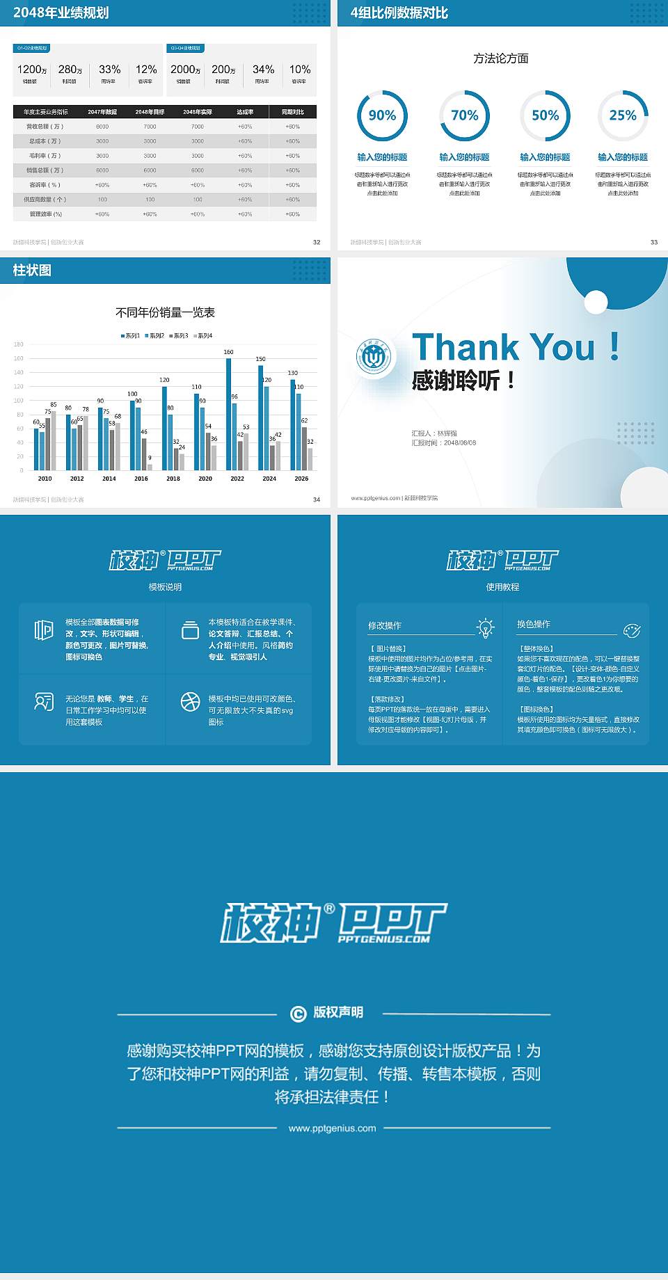 新疆科技学院全国大学生创新创业大赛计划书PPT模板4:3格式幻灯片预览图5