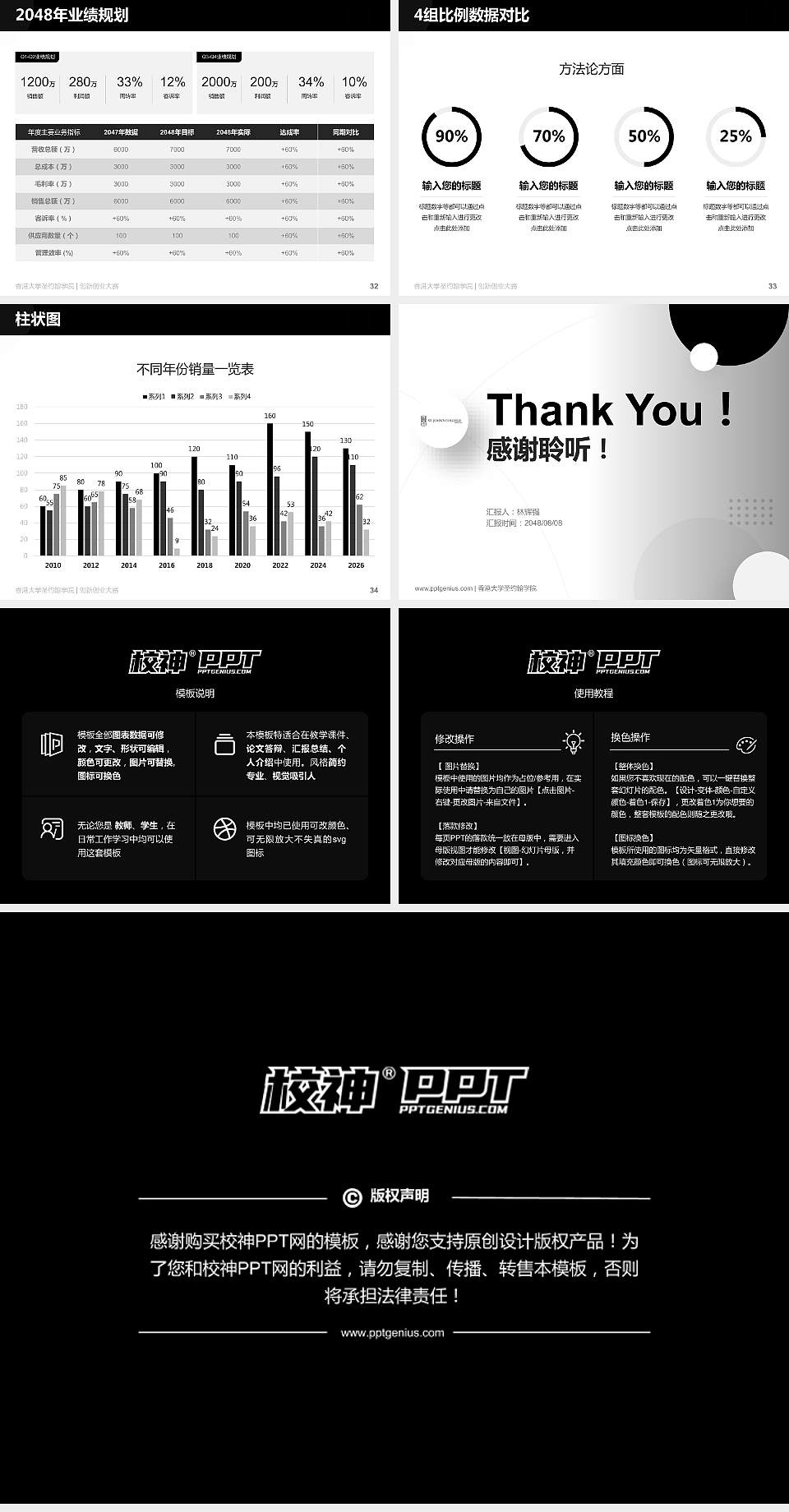 香港大学圣约翰学院全国大学生创新创业大赛计划书PPT模板4:3格式幻灯片预览图5