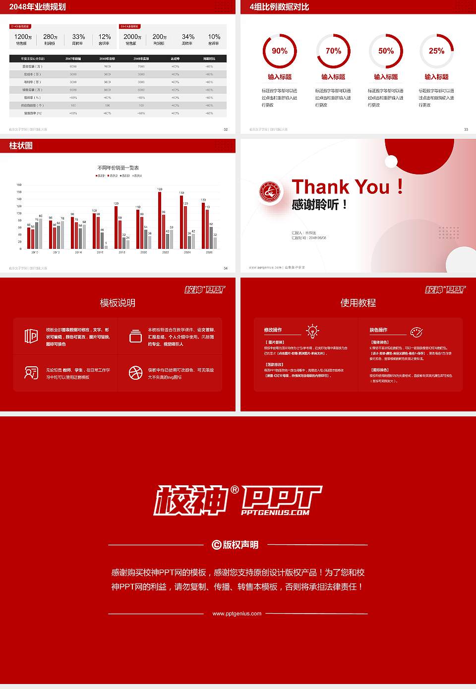 山东女子学院全国大学生创新创业大赛计划书PPT模板16:9格式幻灯片预览图5