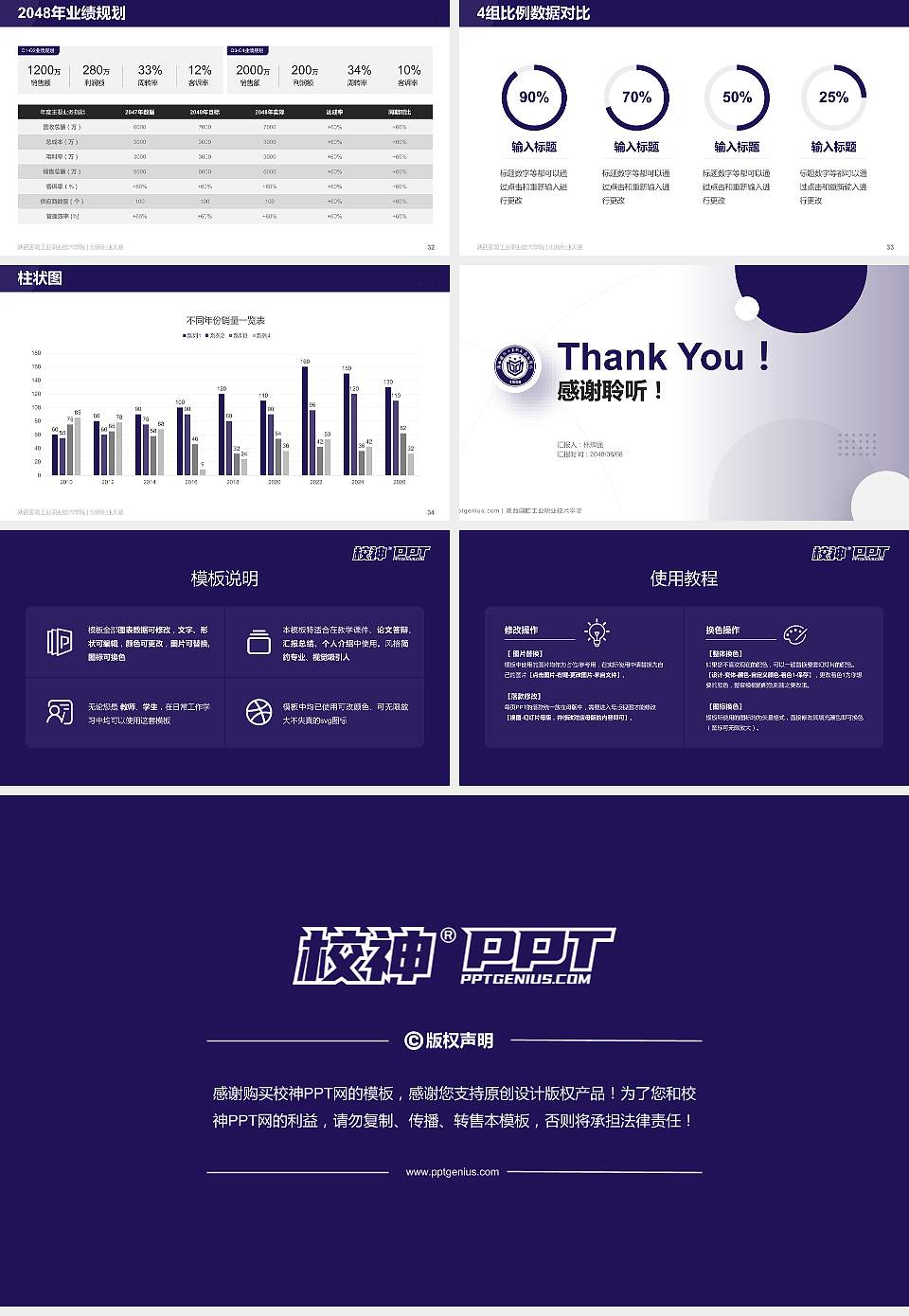 陕西国防工业职业技术学院全国大学生创新创业大赛计划书PPT模板16:9格式幻灯片预览图5