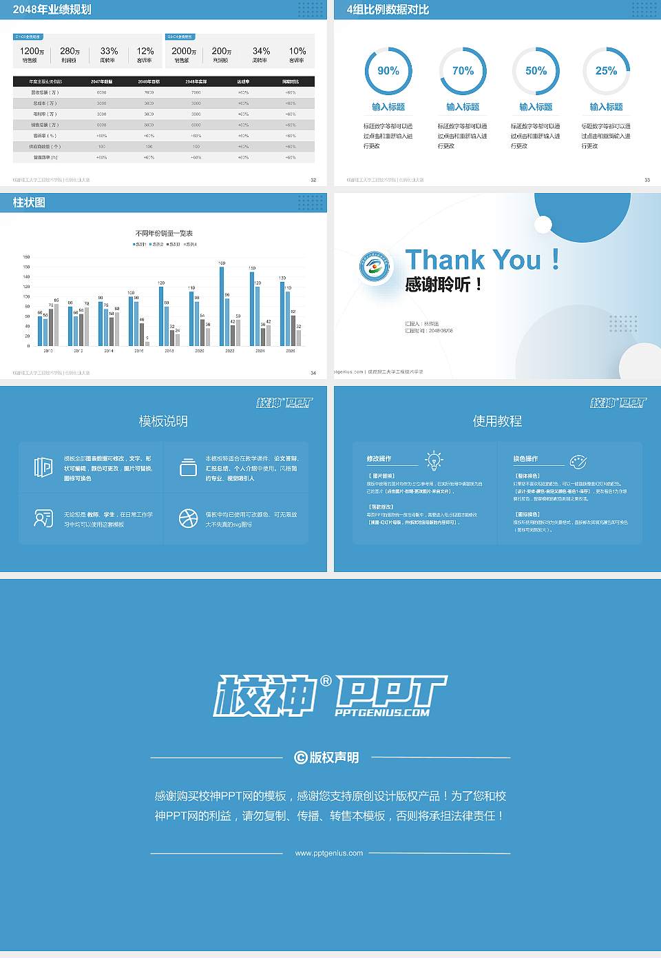 成都理工大学工程技术学院全国大学生创新创业大赛计划书PPT模板16:9格式幻灯片预览图5