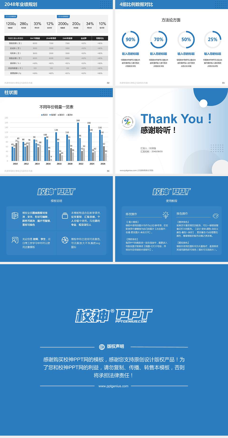 天津体育职业学院全国大学生创新创业大赛计划书PPT模板4:3格式幻灯片预览图5