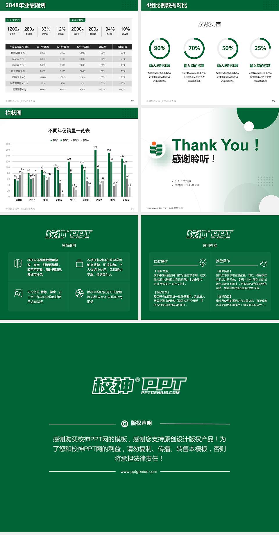 香港教育大学全国大学生创新创业大赛计划书PPT模板4:3格式幻灯片预览图5